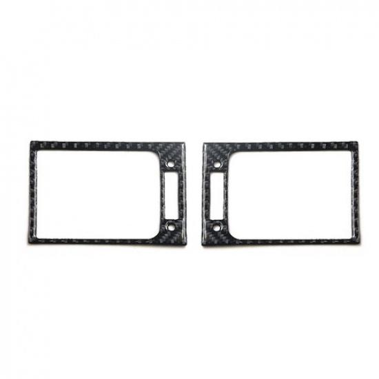 2Pcs For Honda Odyssey Carbon Fiber Interior Side Air Vent Outlet Cover Trim