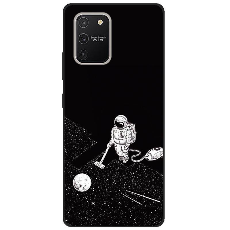 For Samsung Galaxy S10 Lite Case G770F Silicone Black Soft Back Cover for Samsung S10 Lite Case 2020 TPU S10Lite Cover S 10 Lite