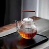 700ml Metal Handle Beam Chrysanthemum Glass Teapot Home Boiling Puer Flower Olong Tea Kettle Kung Fu Tea Set Teaware