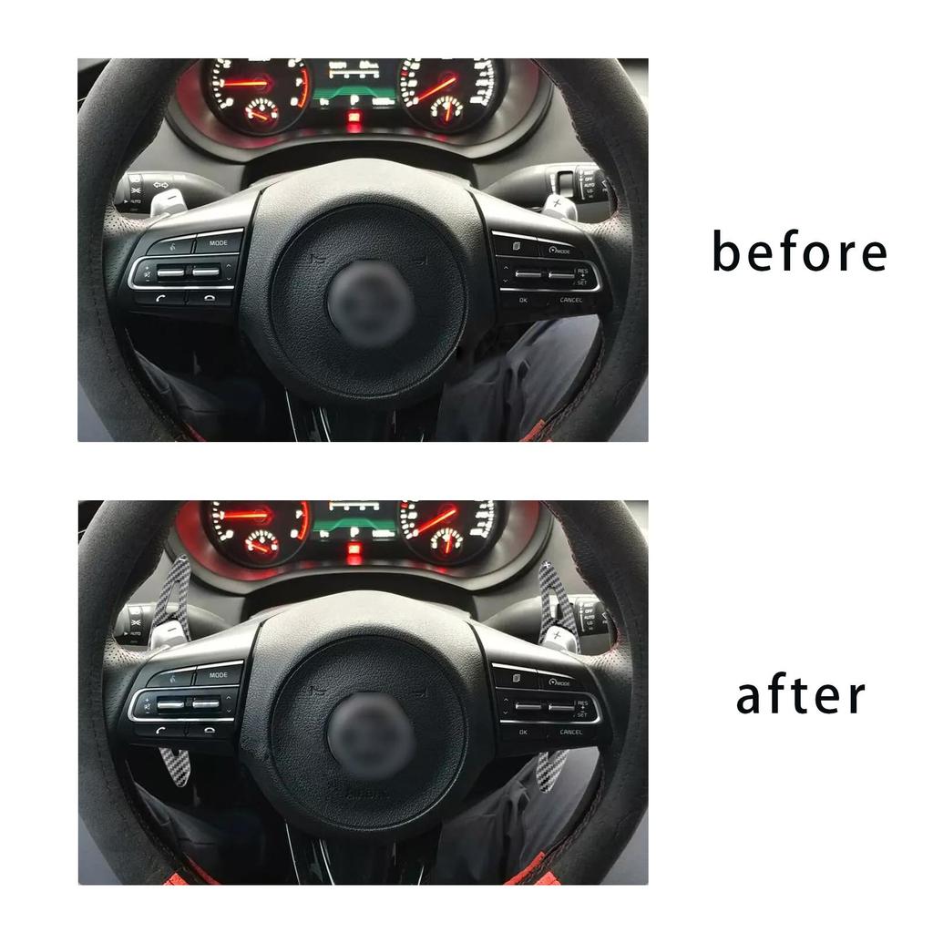 Steering Wheel Paddle Shifter Covers For Kia Stinger 2018-2023