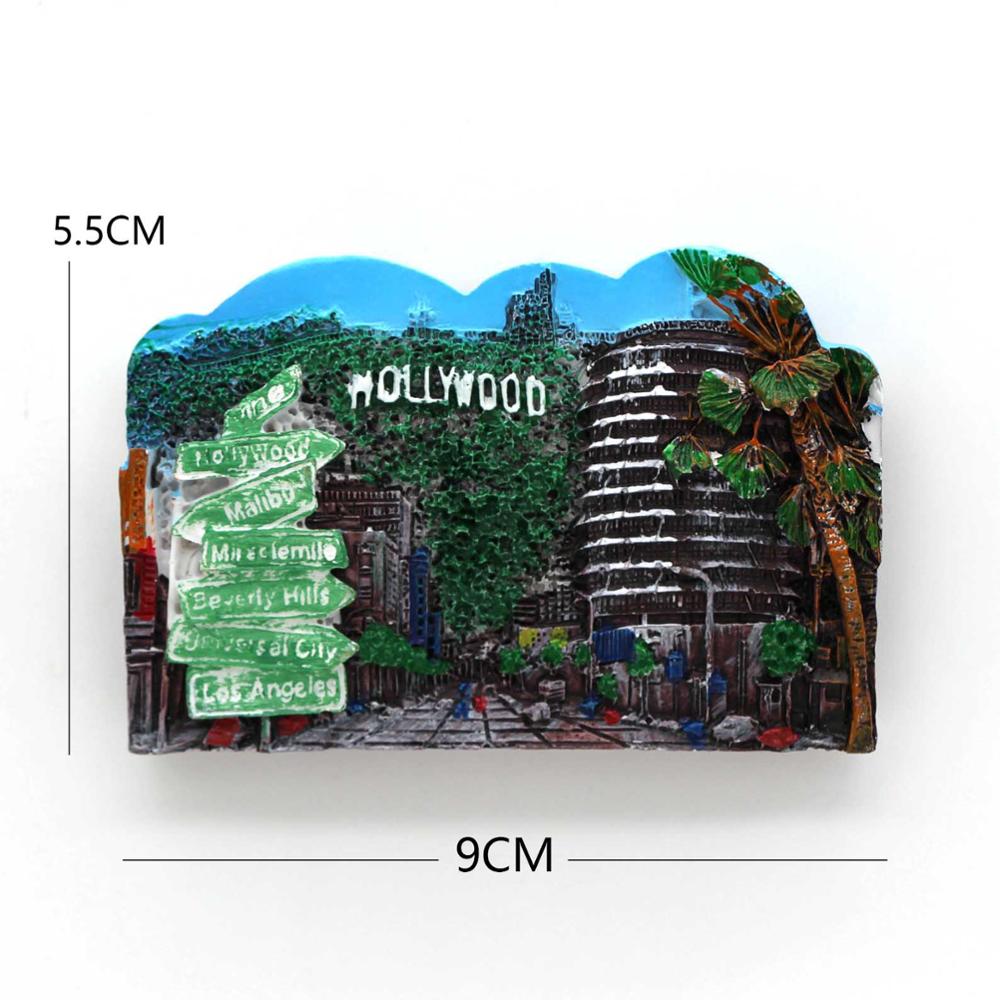 Βραζιλία τουριστικό αξιοθέατο σουβενίρ 3D μαγνητάκια ψυγείου κολλημένα στο ψυγείο Γέφυρα Γκόλντεν Γκέιτ Ταϊλάνδη Παρίσι Μονακό παγκόσμιος τουρίστας