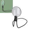 3X Neck Wear Magnifying Glass with Light Flexible Gooseneck Magnetic Suction Adjustable Brightness R