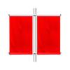 Jinsu I-Shape Lamp Post National Flag