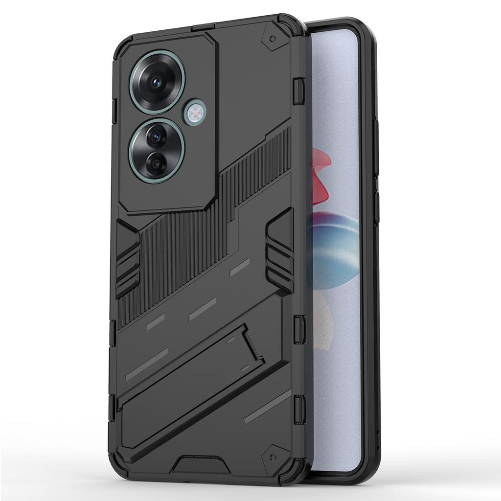 For Oppo Reno11 F 5G Kickstand Case PC+TPU Shockproof Hybrid Phone Cover