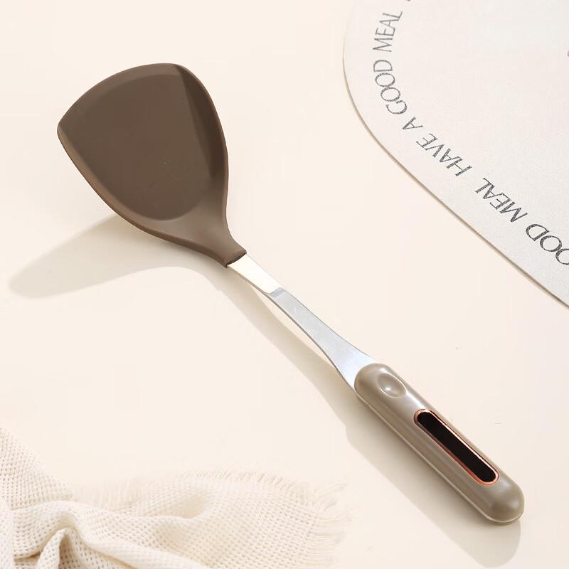 ZISIZ Non-stick Stainless Steel Cooking Spatula Set
