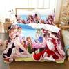 3D Print Anime Touhou Project Bedding Set Duvet Cover Bed Set Quilt Cover Pillowcase Comforter king Queen Size Boys Adult A