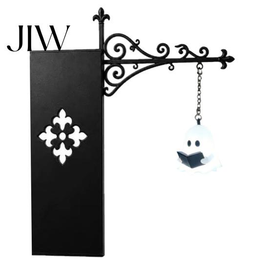 Literary Space Lighting Ghost Bookshelf Light, Decorative Retro Lantern for Library Decor, Warm LED Light Reading Lamp Book Lovers, Gothic Fantasy