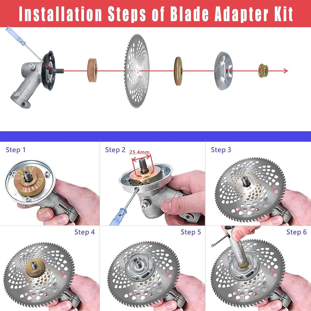 1PC Lawn Mower Weed Trimmer Blade Head 40/60/80 Teeth Wood Mower Disc for Brush Cutter Trimmer Garden Weed Mower Parts