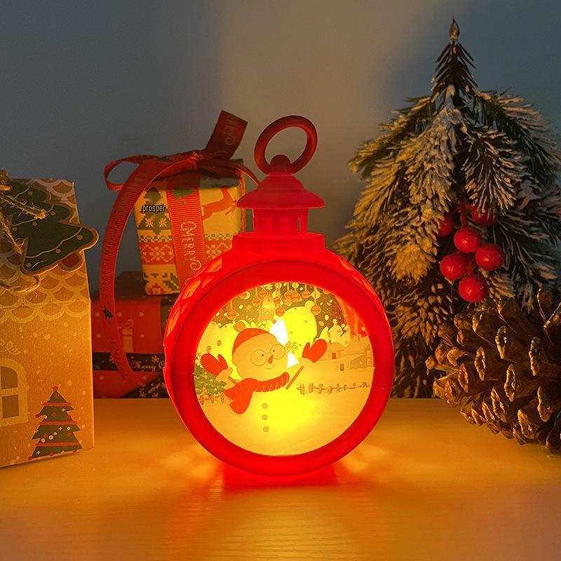 Snowman Christmas Tree Night Light - Festive Decor & Gift for Kids