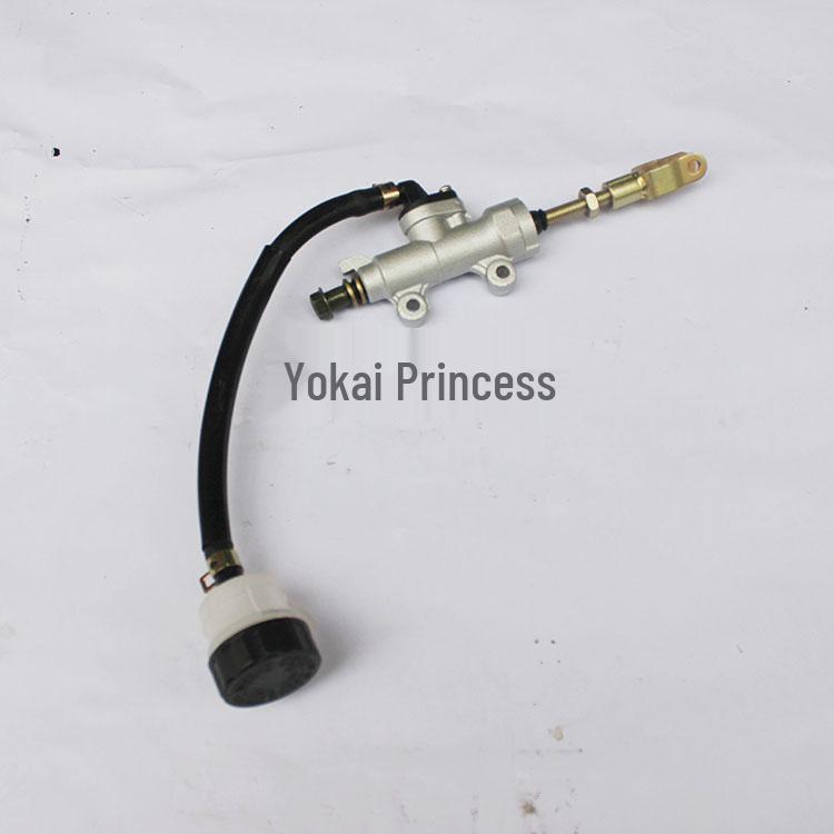 ATV Rear Brake Master Cylinder with Foot Pump for Big Dinosaur, Big Bull, and Beach Buggy.