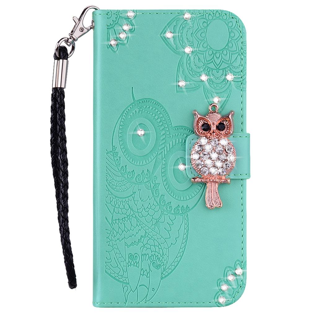For Xiaomi Redmi Note 13 Pro+ 5G Case Wallet Leather Cover Rhinestone Decor