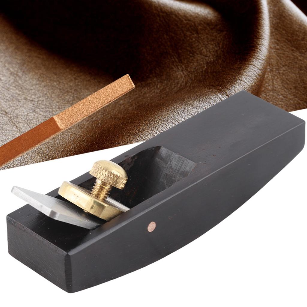 Sandalwood Arc Sole Leather Skiver Skiving Plane Knife Leather Craft Cutter Tool (Arc)