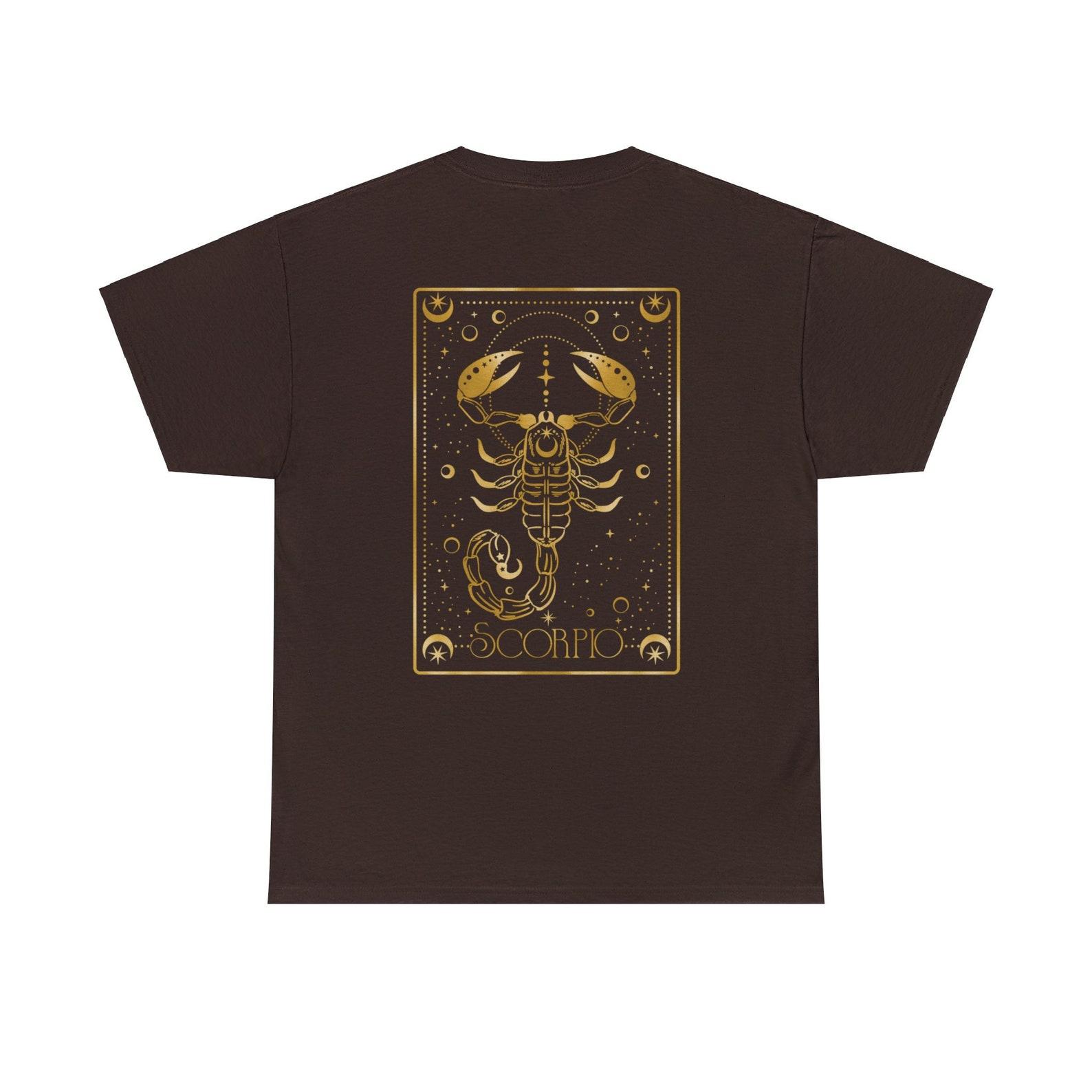 Scorpio Zodiac T-Shirt: Horoscope Sign Graphic Tee S