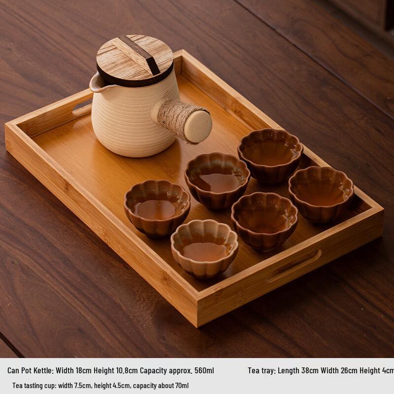 

White Pottery Surround Stove Tea Set