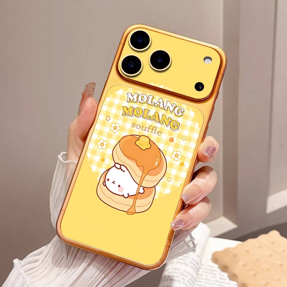 Kawaii Cute Rabbit M-MolangS Anime Protective Back Wrap Skin Decal Sticker For IPhone 17 Pro 17 Pro Max
