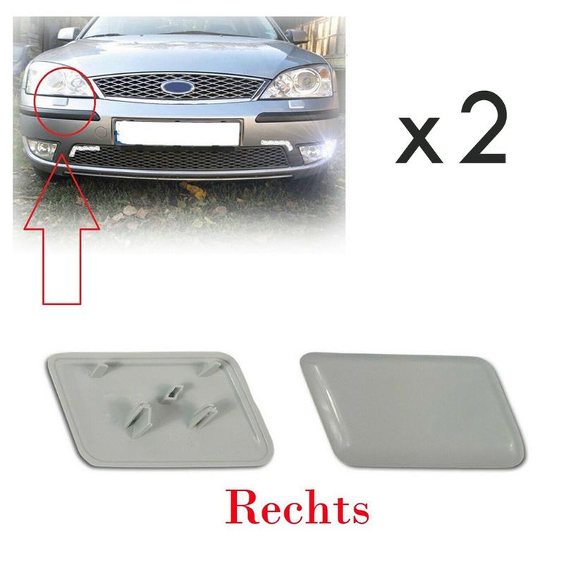 

Replacement Headlight Washer Jet Cap Covers for FORD For MONDEO MK3 2000 2007 Compatible Left and Right Nozzle Covers
