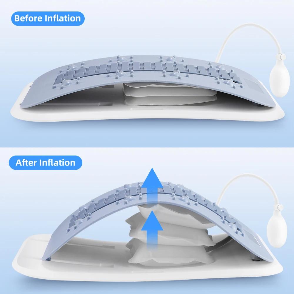 Back Stretcher for Back Relax, Multi-Level Back Cracker Board, Lower and Upper Back Support for Herniated Disc,Posture Corrector