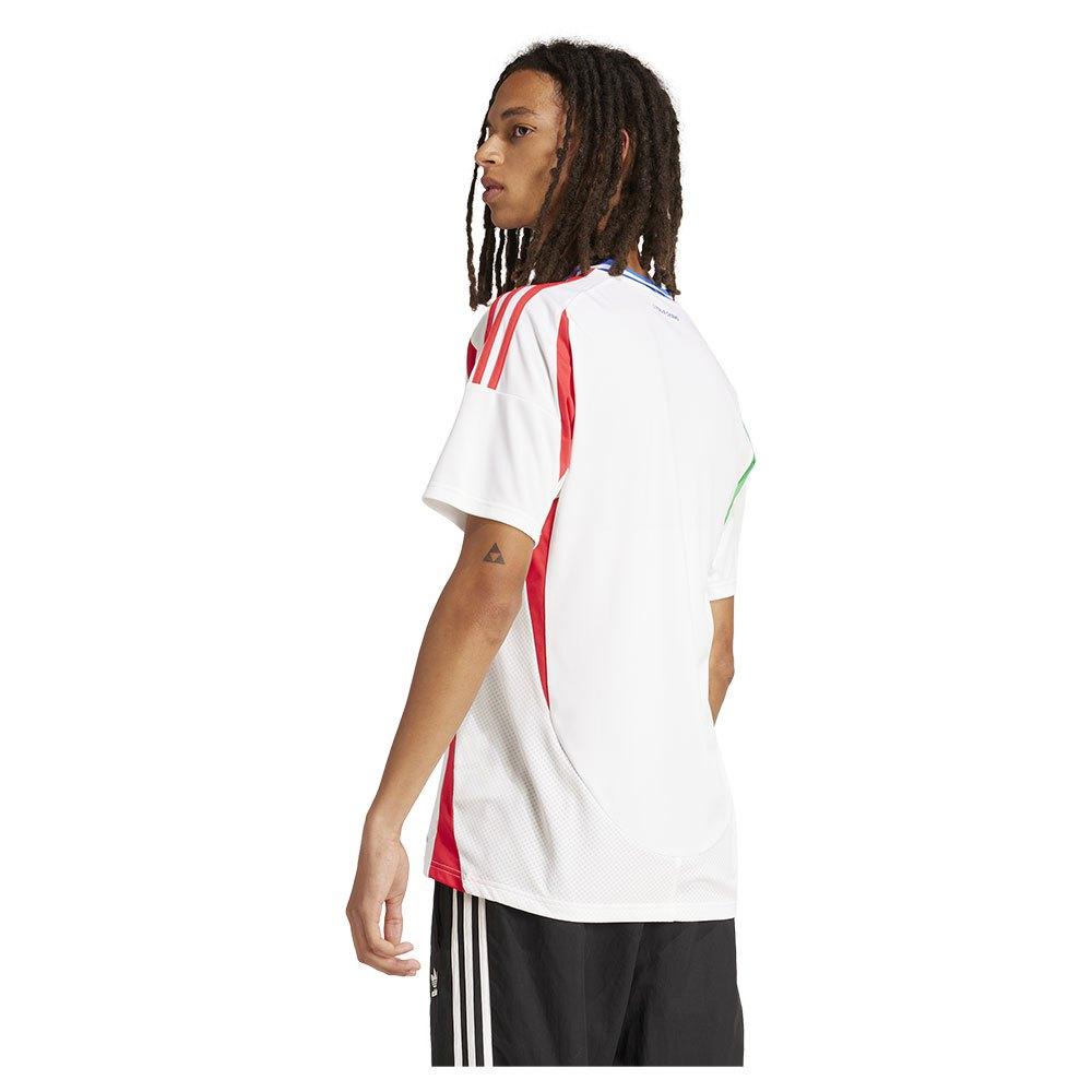 Adidas Italy 24 Away Soccer Training Jersey 100% recycled polyester White