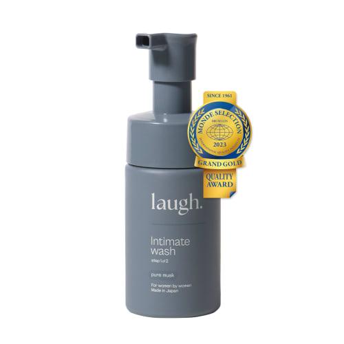 [Official] Laugh. Intimate Wash Delicate Zone Care Soap, Foaming Soap, Mild Acidity, 100ml (Pure Musk)