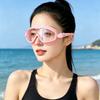 New Adult Large-frame Electroplated Colorful Swimming Goggles, Silicone Anti-fog, Waterproof, High-definition, UV Protection