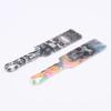 Skull Graffiti Fine Cutting Comb Antistatic Wide Tooth Clipper Comb Barber Flat Top Hairdressing Comb Curly Hair Salon Tools