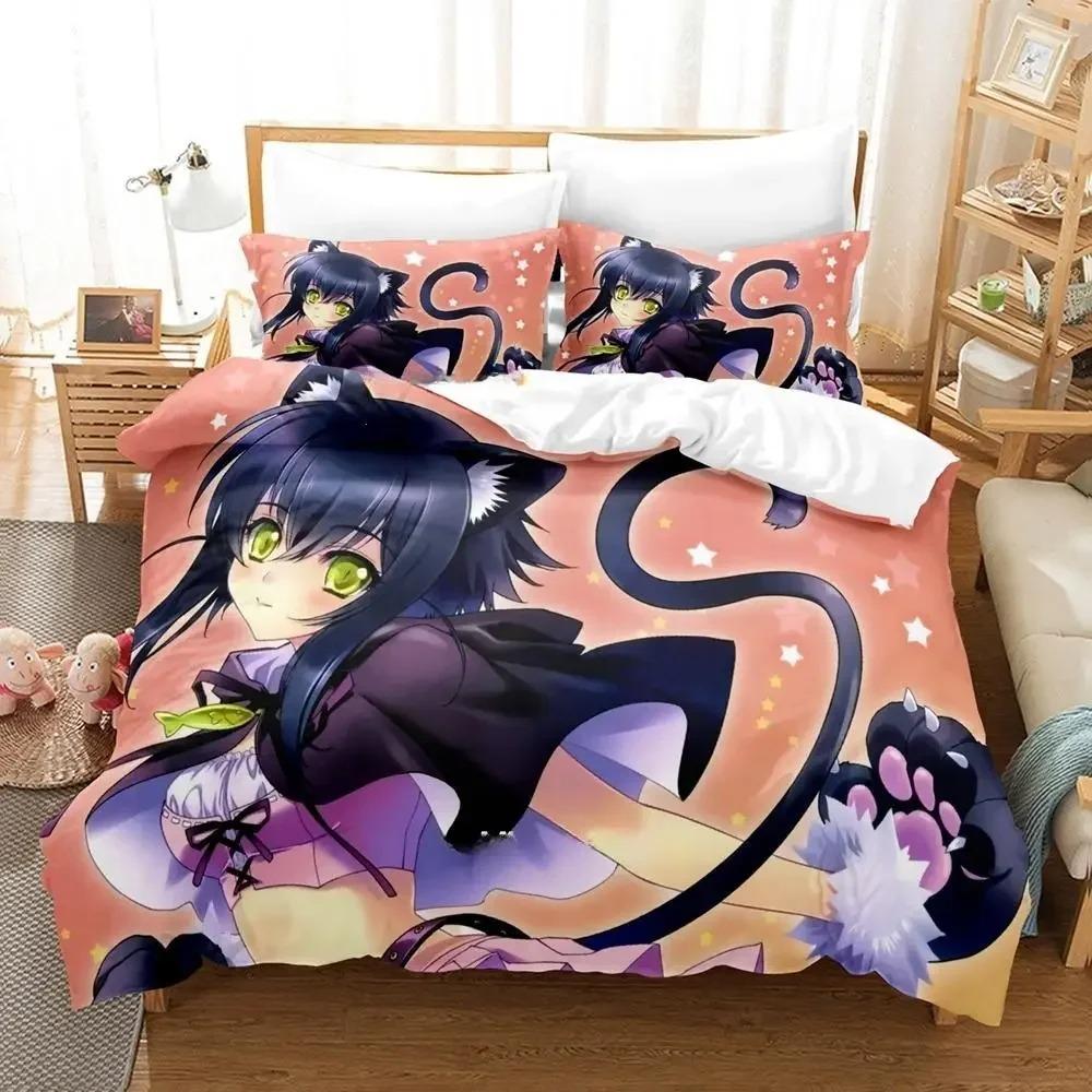 

Постельное белье Aquarian Age Односпальное Полуторное Двуспальное Кингсайз Комплект постельного белья Взрослый Детский Спальня Комплекты пододеяльников Комплект простыней с 3D-принтом Аниме EU Single 135x200cm