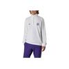 Adidas Originals Half-Zip Stand Collar Long Sleeve Sweatshirt Men Sweatshirt White JF2574