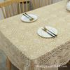 Elegant Retro Pastoral Style Lace Simple Crochet Tablecloth Cotton and Linen Coffee Table Cloth Background Cloth Placemat
