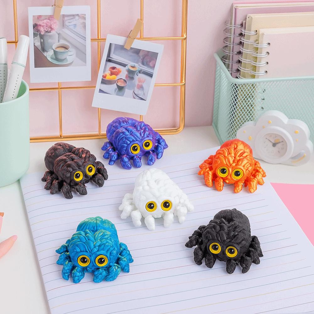 Desktop Size 3D Printed Spider Ornament 3D Printed Spider Figurine Children's Gift