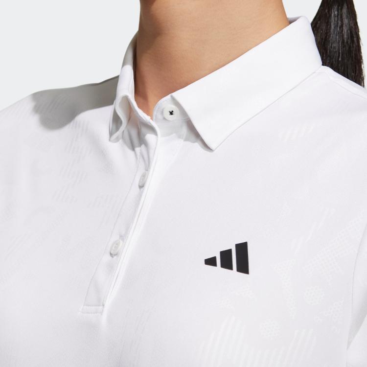 Adidas Sports Short Sleeve Polo Shirt Women tops White HS6994