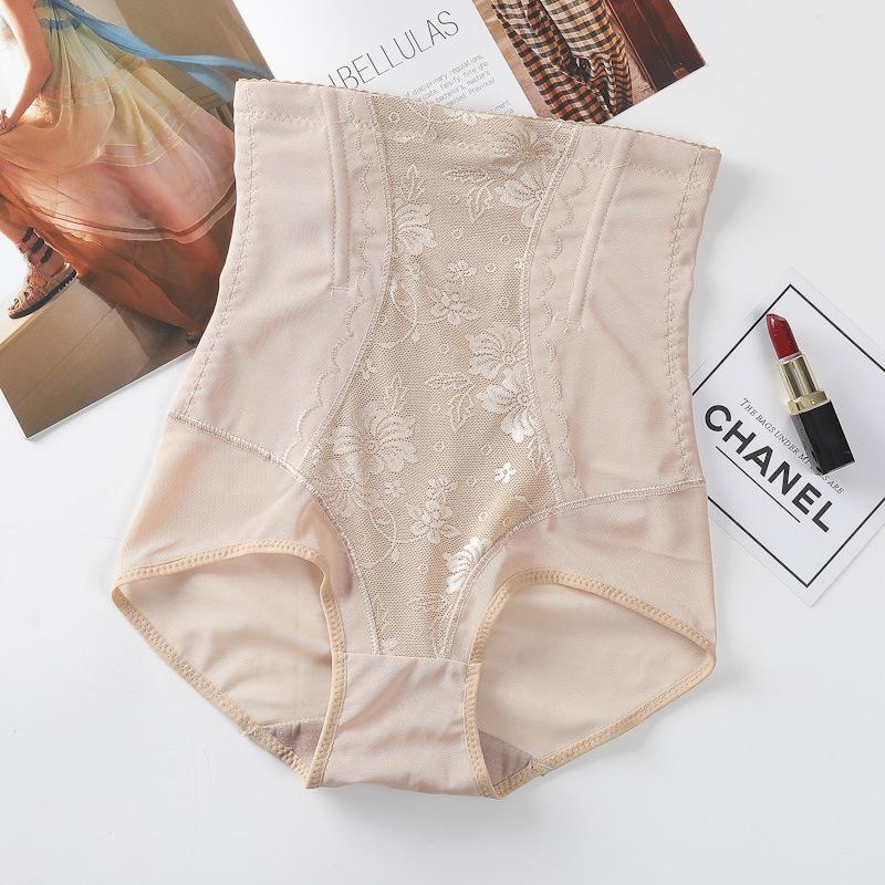 Postpartum High-Waist Shaping Underwear Women's Abdomen Lifting Hip-Threading Breathable Thin Waist Shaping Pants