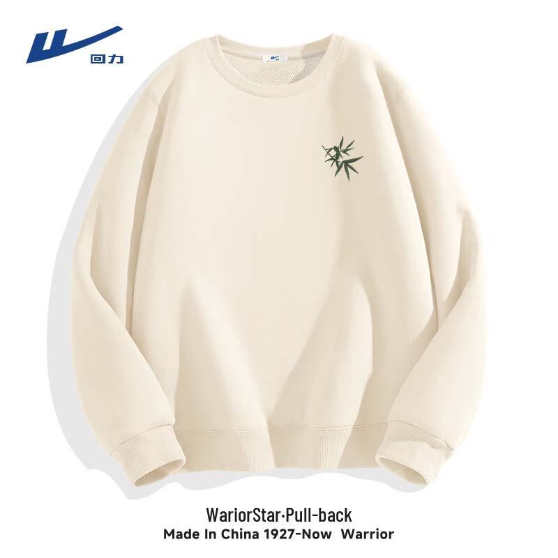 Warrior Men's Retro Chinese Style Loose Hoodless Sweatshirt