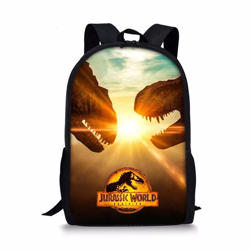 Jurassic World Dinosaurier Rucksack Große Kapazität Schultasche für Jungen und Mädchen