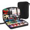 Portable Needle and Thread Kit with Holder for Home and Travel Sewing