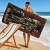 Rebellion Brotherhood beach towel soft Beach towel for vacation photos quick-drying swim towel Outdoor pool towel swim printing