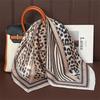 Mode Leopardendruck Seide Haarbänder Schal Damen 2026 Neu Elegant Bandana Halstuch Kopfbänder Foulard Damen Schals