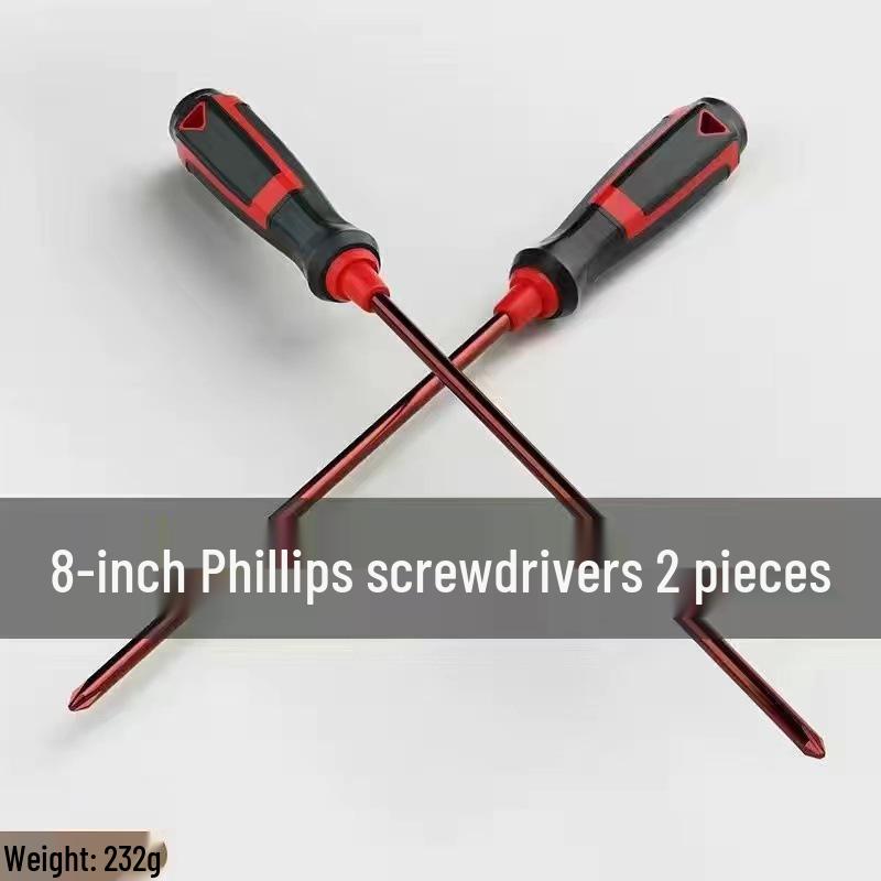 S2 Alloy Steel Phillips Screwdriver Set - Super Hard Industrial Grade Household Tool