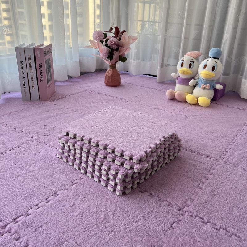 

Горячая Распродажа 30x30 см плюшевый пазл пенопластовый коврик для пола креативный модный ковер квадратный блокировочный ковер пушистые ковры