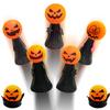 10pcs Funny Bouncing Jumping Pumpkins Doll Spring Birthday Party Decor for Kids Toy Finger Doll Halloween Toy Decoration