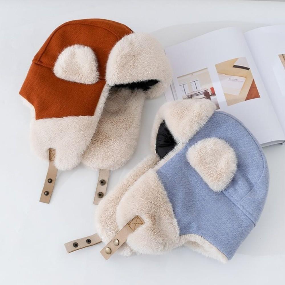 Verdickte Ohrenschutzmütze Winddichte Lei Feng Mütze Einfache Ohrenklappenmütze Outdoor