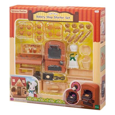 Sylvanian Ailesi Kırmızı Çatı Pastanesi Mağazası Başlangıç ​​Şekil Seti 5536, 1 set, Kore popüler oyuncakları