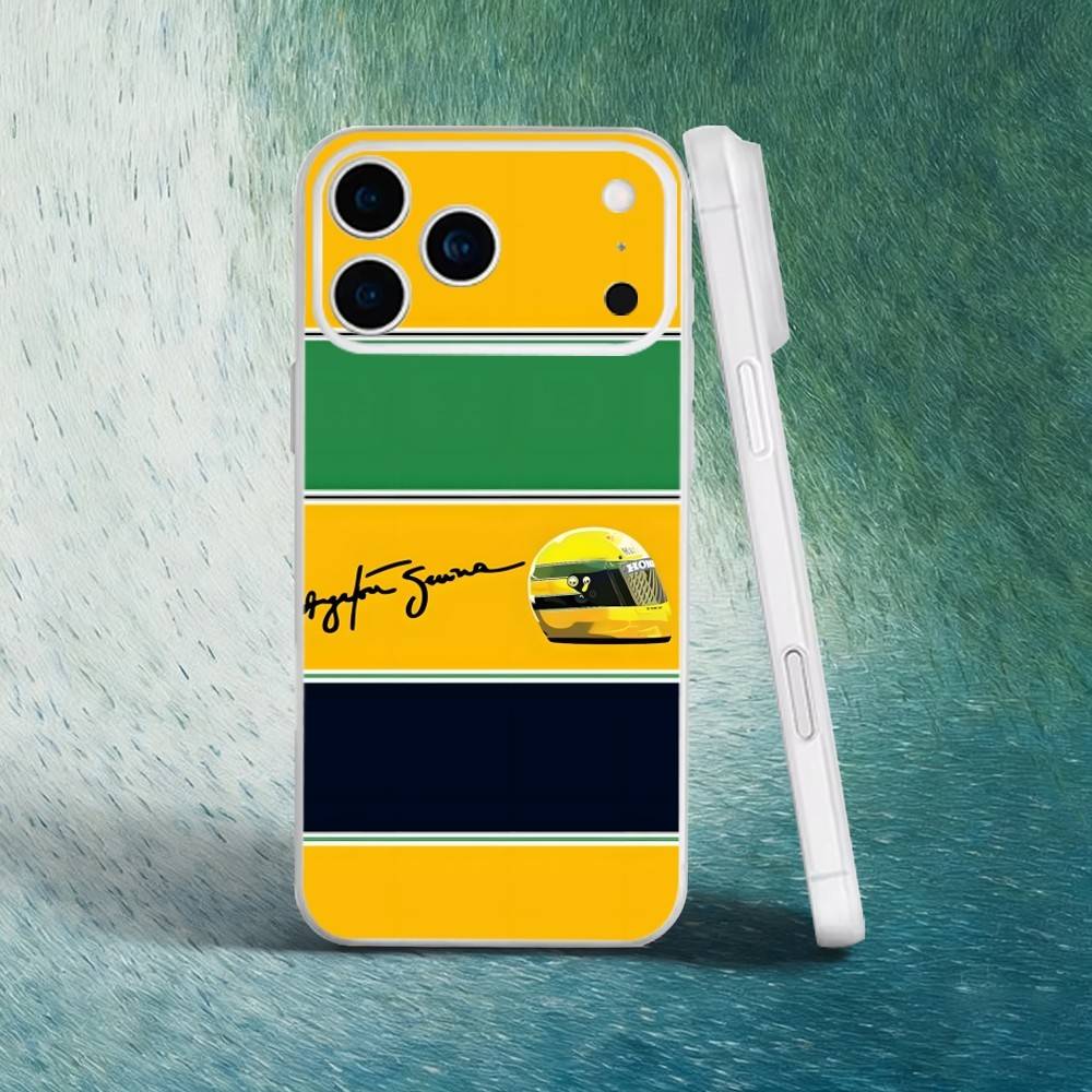 A-Ayrton Senna F1 Racing Phone Case For iPhone 17,16,15,14,13,12,X,XS,Pro,Max,Plus,E,Air,Mini with Magsafe Magnetic Liquid TPU