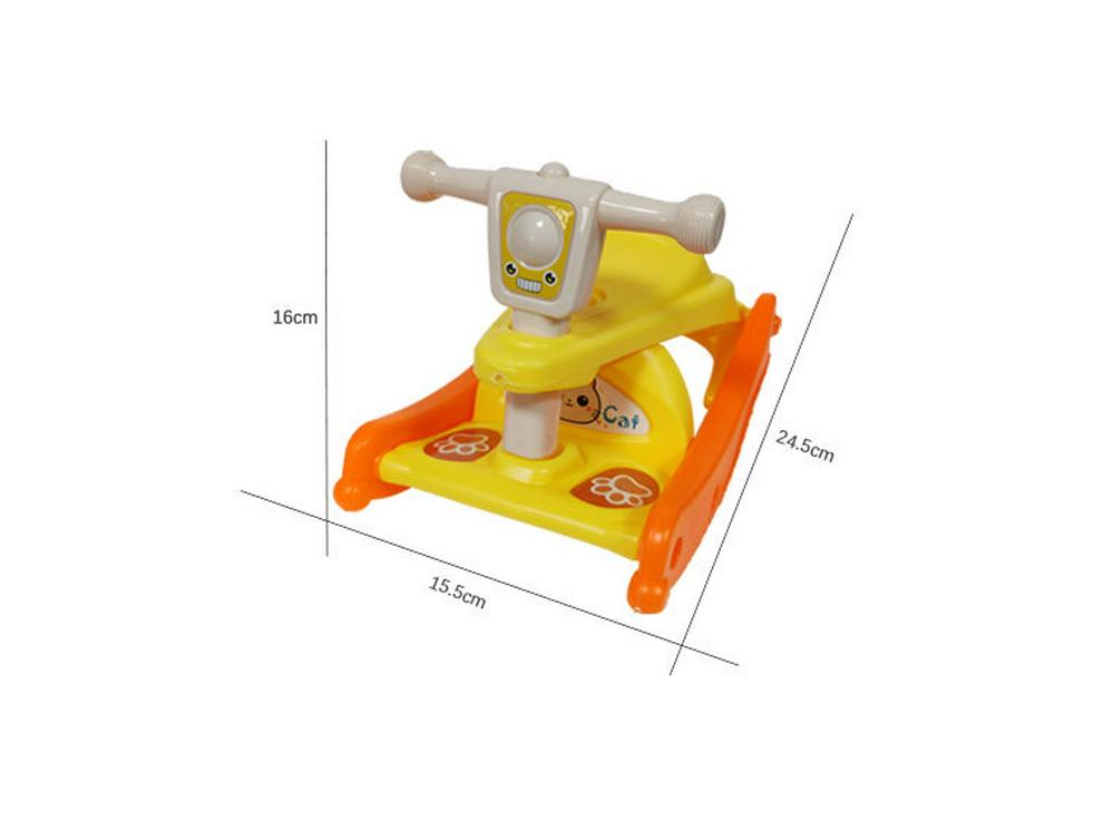 Foldable Children's Play Stroller Toy for Girls – Simulation Square Street Stall Design