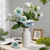 2 Heads Blooms Artificial Peonies Flowers Faux Silk Peony Branches with Stem for DIY Bridal Bouquet Wedding Centerpieces Floral Arrangements