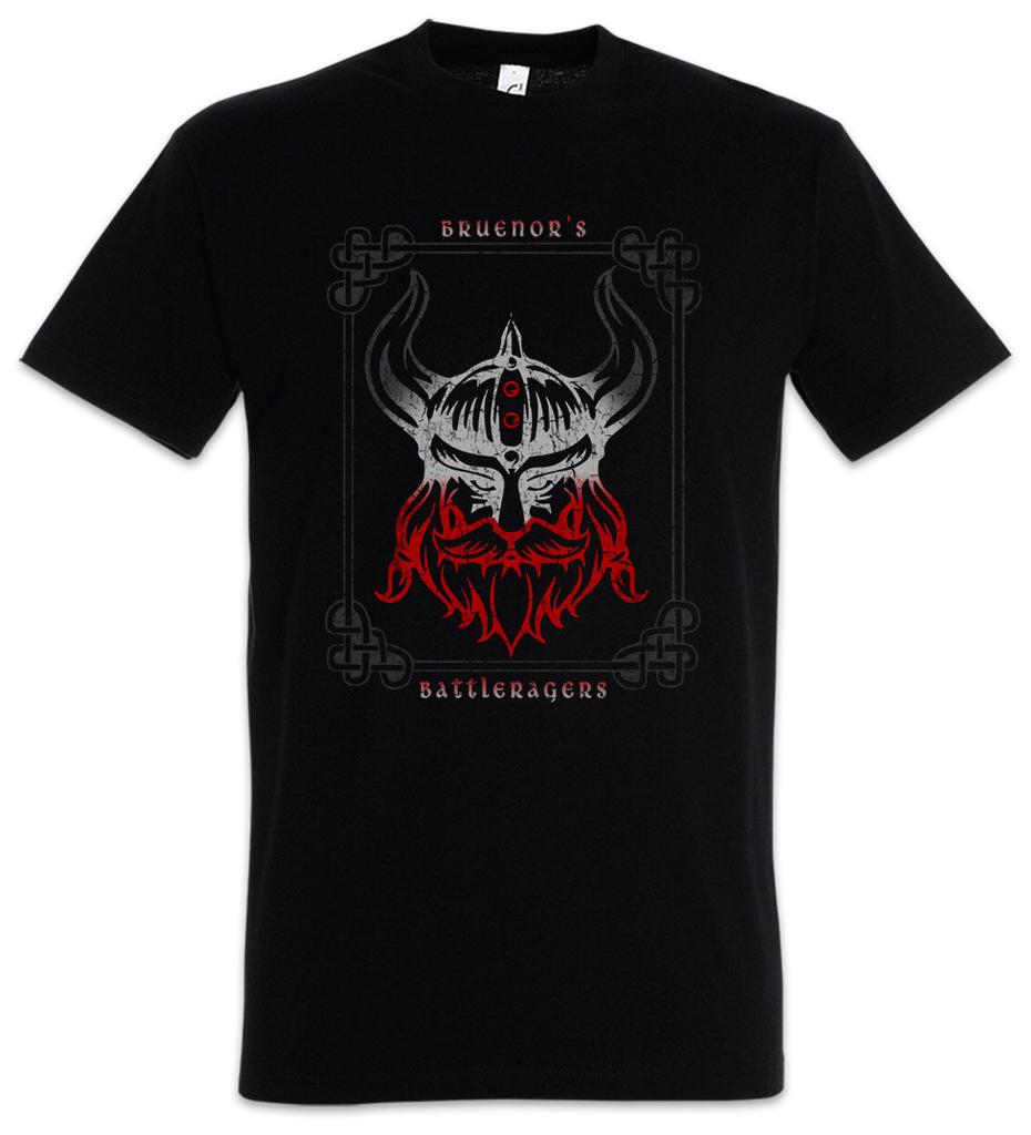 Bruenor's Battleragers T-Shirt The Legend Drow Drizzt Dark Elf Trilogy Do'Urden