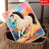 5D Pearl Kit Majestic Horse Pattern DIY Pearl Art Relaxing Handmade Ornament Home Wall Desktop Decoration for Beginners