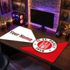 FC St. Pauli Custom Large Mouse Pad, Personalized Name Text Print, Football Logo Non‑Slip Desk Mat Gaming Gift