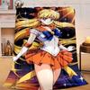 1PC Christmas anime Princess Flannel Blanket Gift, Suitable for Both Men And Women, Soft Ideal for Beds And Sofa, Birthday Or Christmas Gift