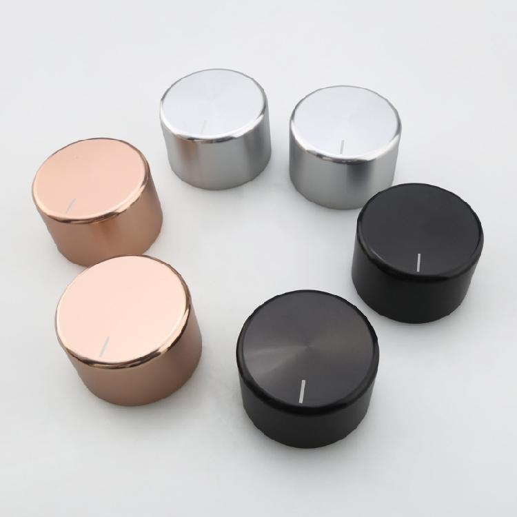 Precise Volumes Control Knob Aluminum Volumes Knob Cap 35X22Mm for Speakers