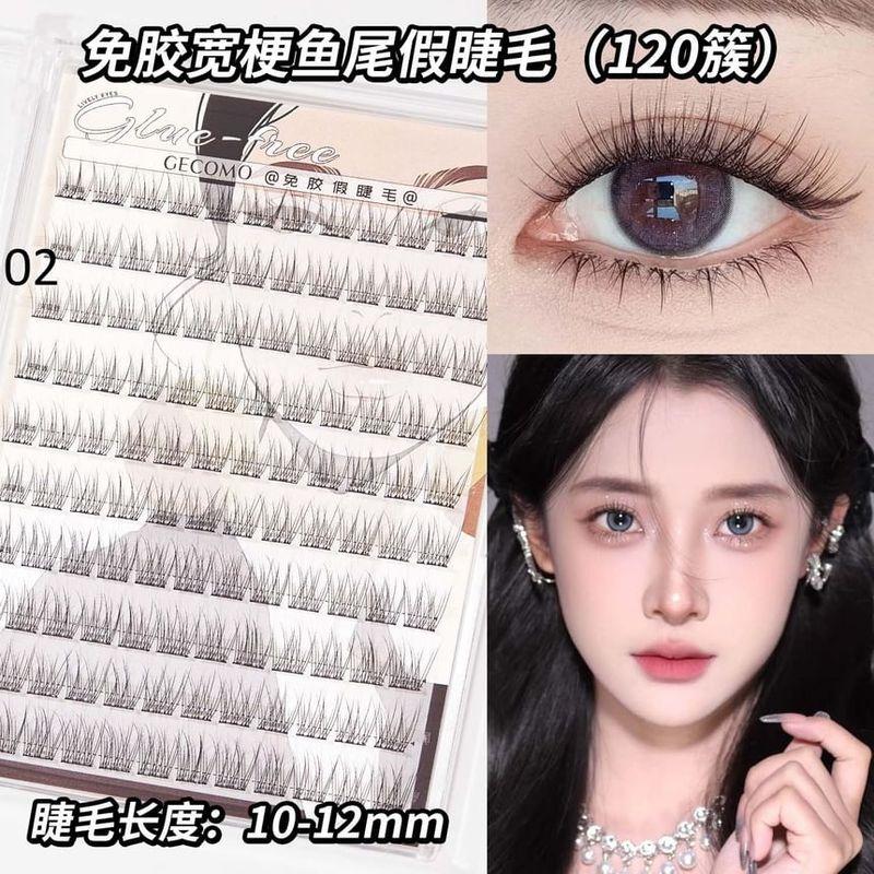 LuxeFlutter - Glue-Free Natural Wispy Cluster False Eyelashes
